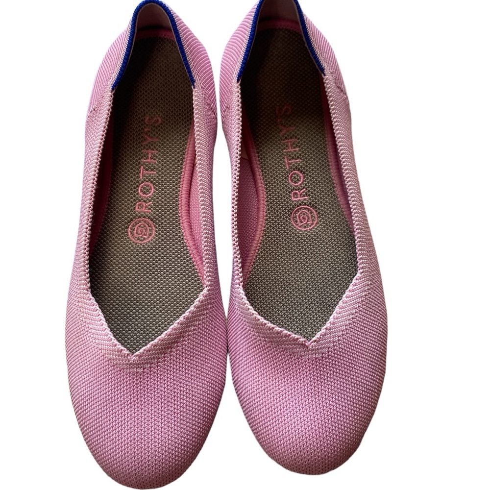 🌟🌟Rothy’s pink, size 9 flats in new condition.